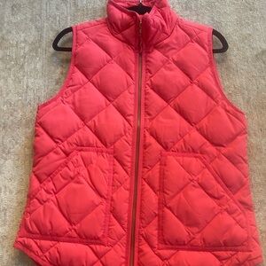 J Crew traditional, quilted vest, sz small